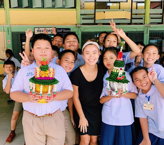 Teaching in Thailand at a primary school